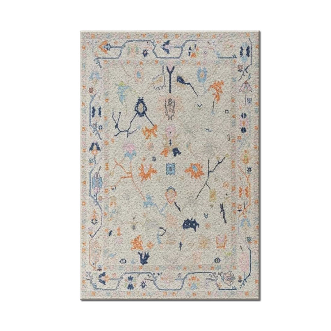 ELARAVIA - Hand Knotted Oushak Carpet